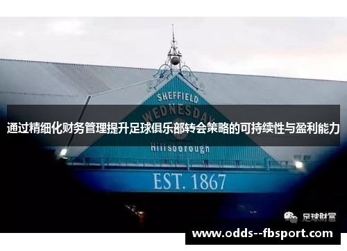 通过精细化财务管理提升足球俱乐部转会策略的可持续性与盈利能力