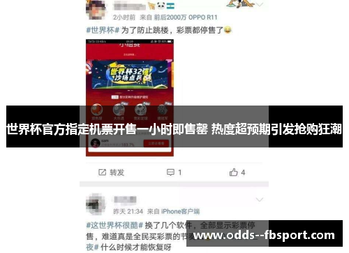 世界杯官方指定机票开售一小时即售罄 热度超预期引发抢购狂潮 世界杯官方指定机票开售一小时即售罄 热度超预期引发抢购狂潮